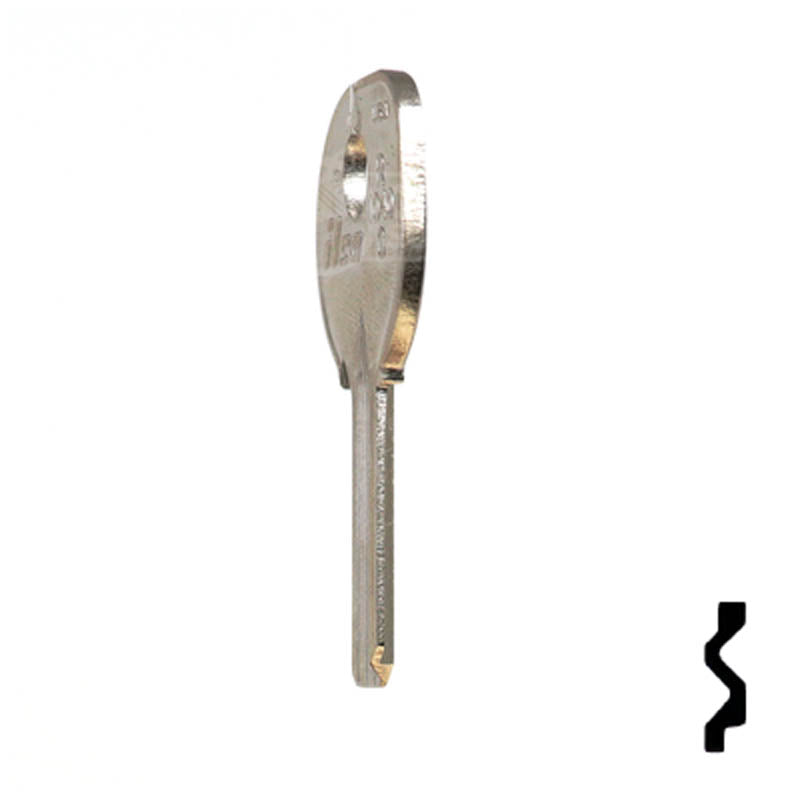 Uncut Boat Key Blank | Clum | R1040C Power Sport Key Ilco