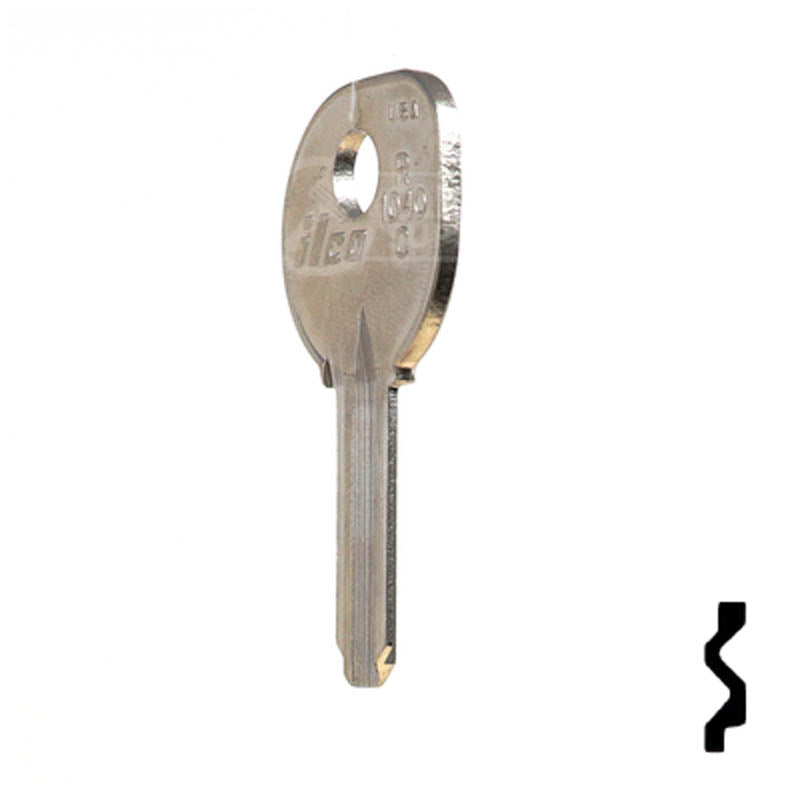 Uncut Boat Key Blank | Clum | R1040C Power Sport Key Ilco