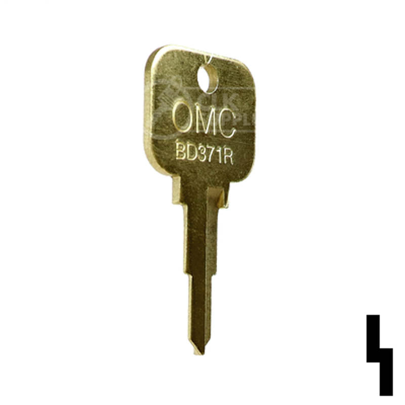 Uncut Boat Key | OMC | BD371R Power Sport Key Framon