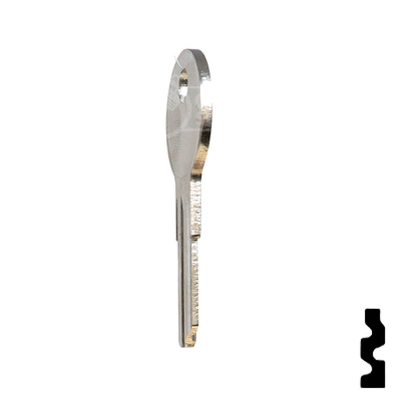 Uncut Key Blank | 1043F | Illinois, Eberhard Key Power Sport Key Ilco