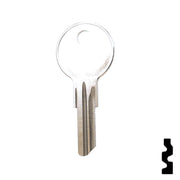 Uncut Key Blank | 1043F | Illinois, Eberhard Key Power Sport Key Ilco