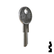 Uncut Key Blank | 1043F | Illinois, Eberhard Key Power Sport Key Ilco