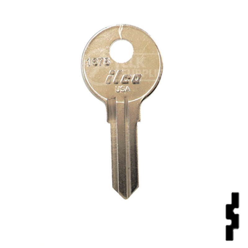 Uncut Key Blank | 1678 | Eberhard Power Sport Key Ilco