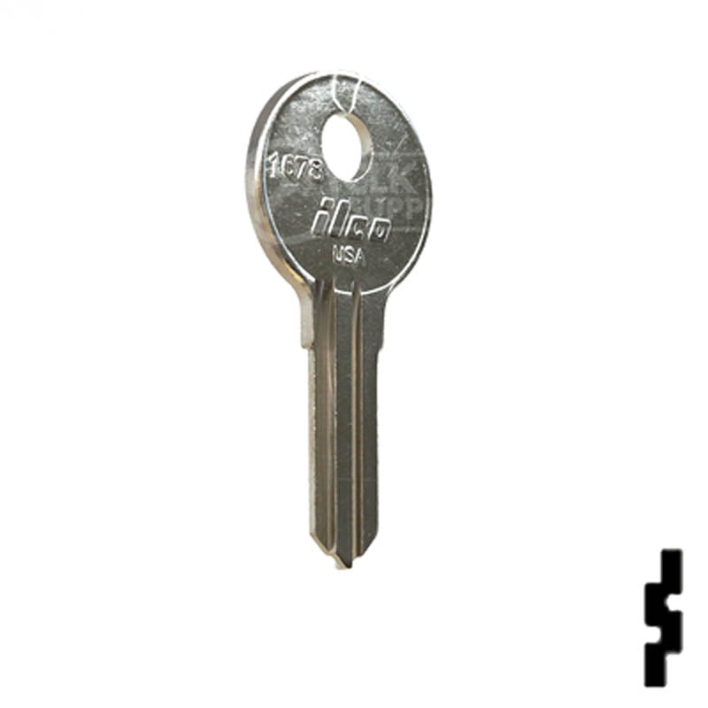 Uncut Key Blank | 1678 | Eberhard Power Sport Key Ilco