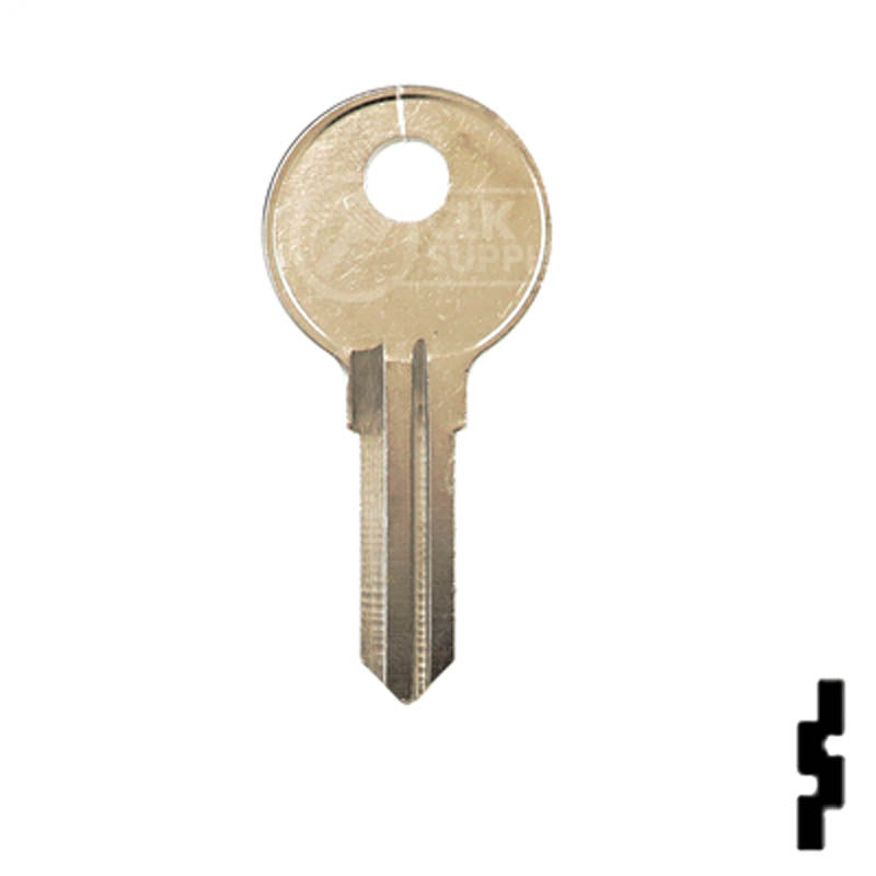 Uncut Key Blank | 1678 | Eberhard Power Sport Key Ilco