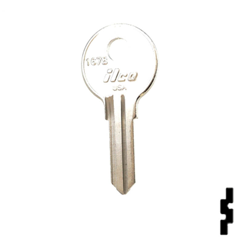 Uncut Key Blank | 1678 | Eberhard Power Sport Key Ilco