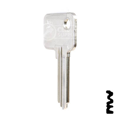 Uncut Key Blank | Aga, Joma | AGA1 Power Sport Key Ilco