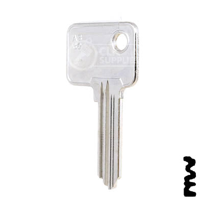 Uncut Key Blank | Aga, Joma | AGA1 Power Sport Key Ilco