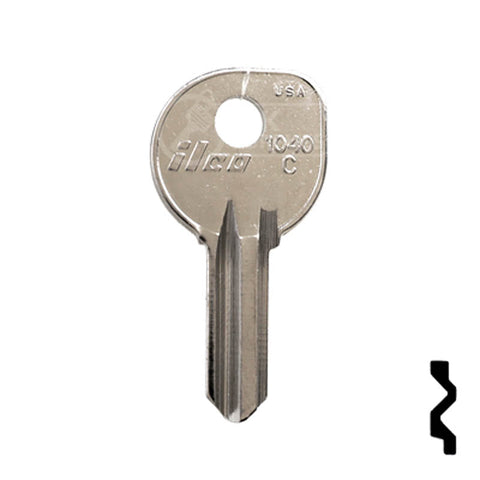Uncut Key Blank | Boat |1040C Power Sport Key Ilco