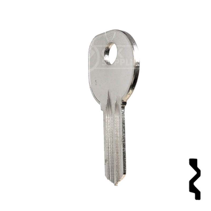 Uncut Key Blank | Boat |1040C Power Sport Key Ilco