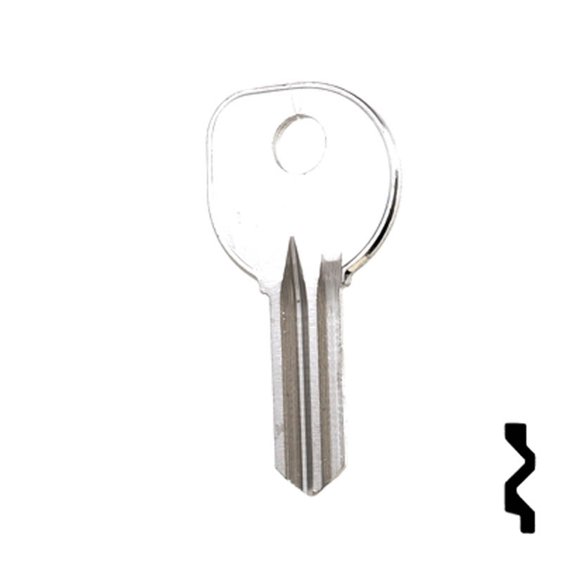 Uncut Key Blank | Boat |1040C Power Sport Key Ilco