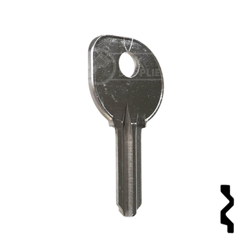 Uncut Key Blank | Boat |1040C Power Sport Key Ilco