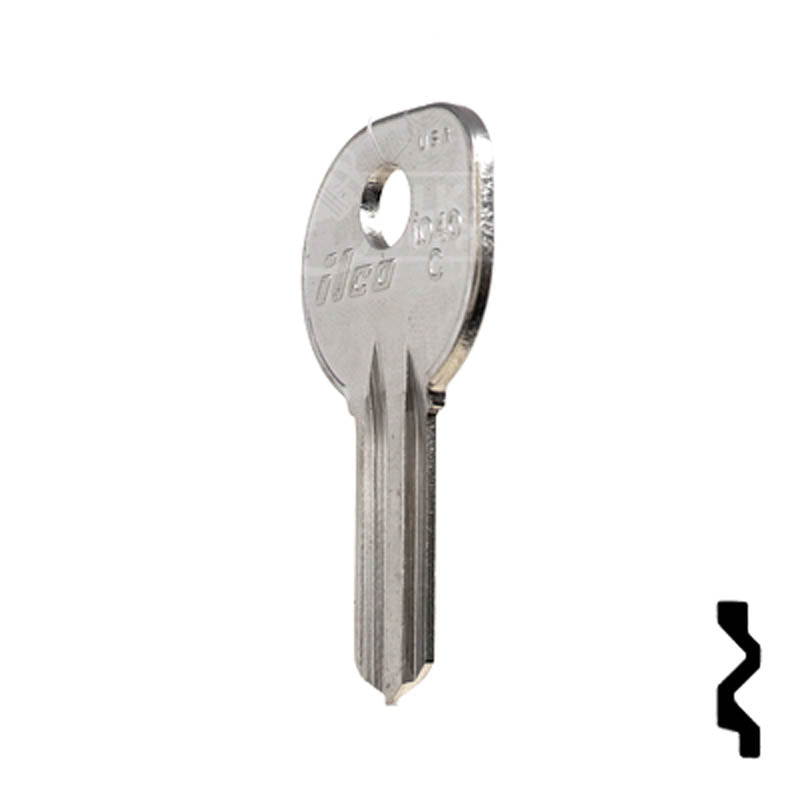 Uncut Key Blank | Boat |1040C Power Sport Key Ilco