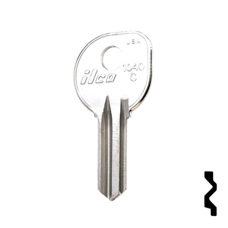 Uncut Key Blank | Boat |1040C Power Sport Key Ilco