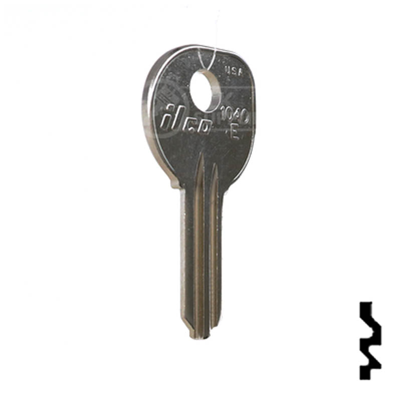 Uncut Key Blank | Boat | 1040E Power Sport Key Ilco
