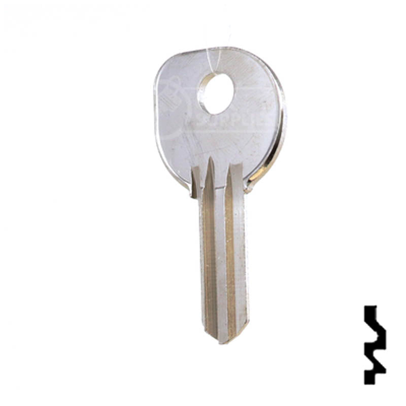 Uncut Key Blank | Boat | 1040E Power Sport Key Ilco