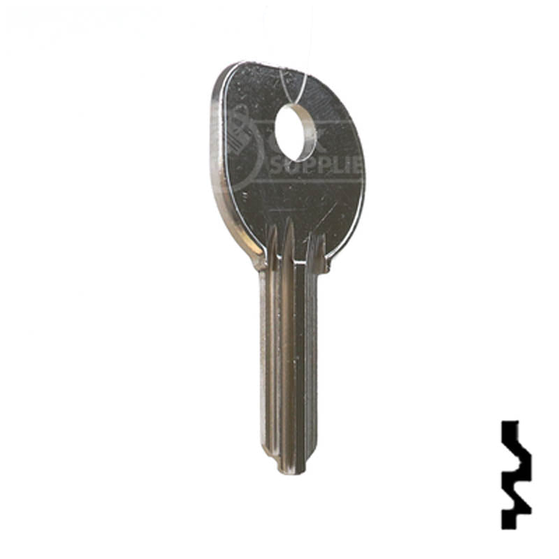 Uncut Key Blank | Boat | 1040E Power Sport Key Ilco