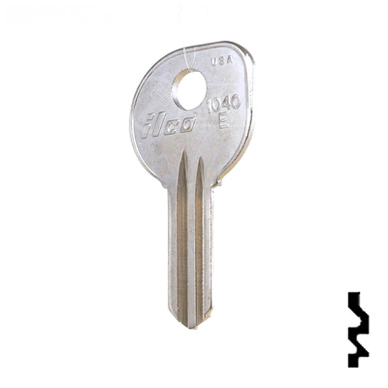 Uncut Key Blank | Boat | 1040E Power Sport Key Ilco