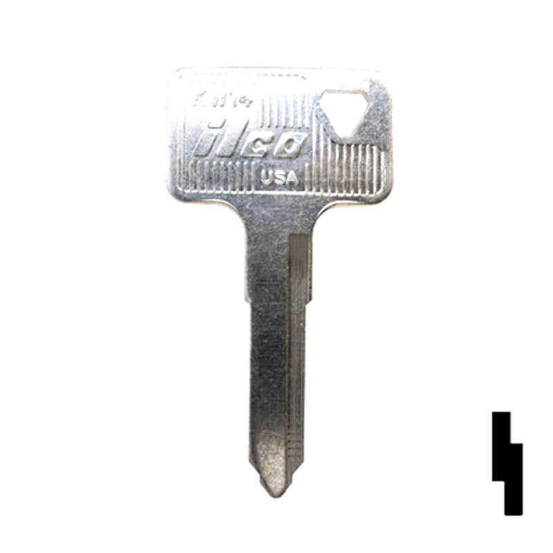 Uncut Key Blank | Cagiva | KW14 Power Sport Key Ilco