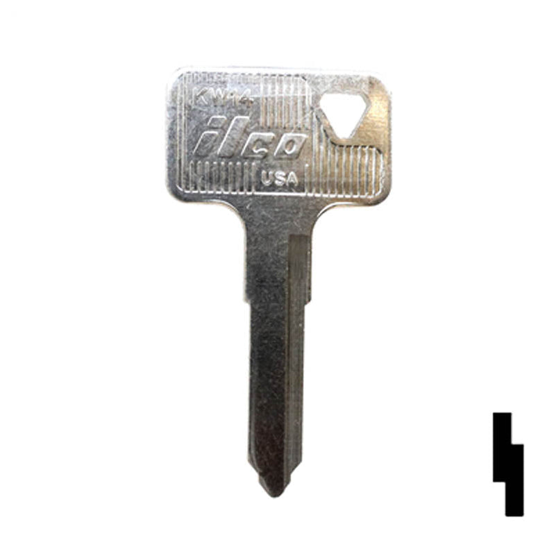 Uncut Key Blank | Cagiva | KW14