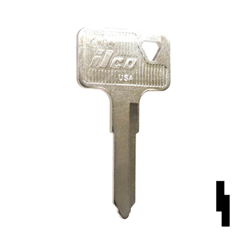 Uncut Key Blank | Cagiva | KW14 Power Sport Key Ilco