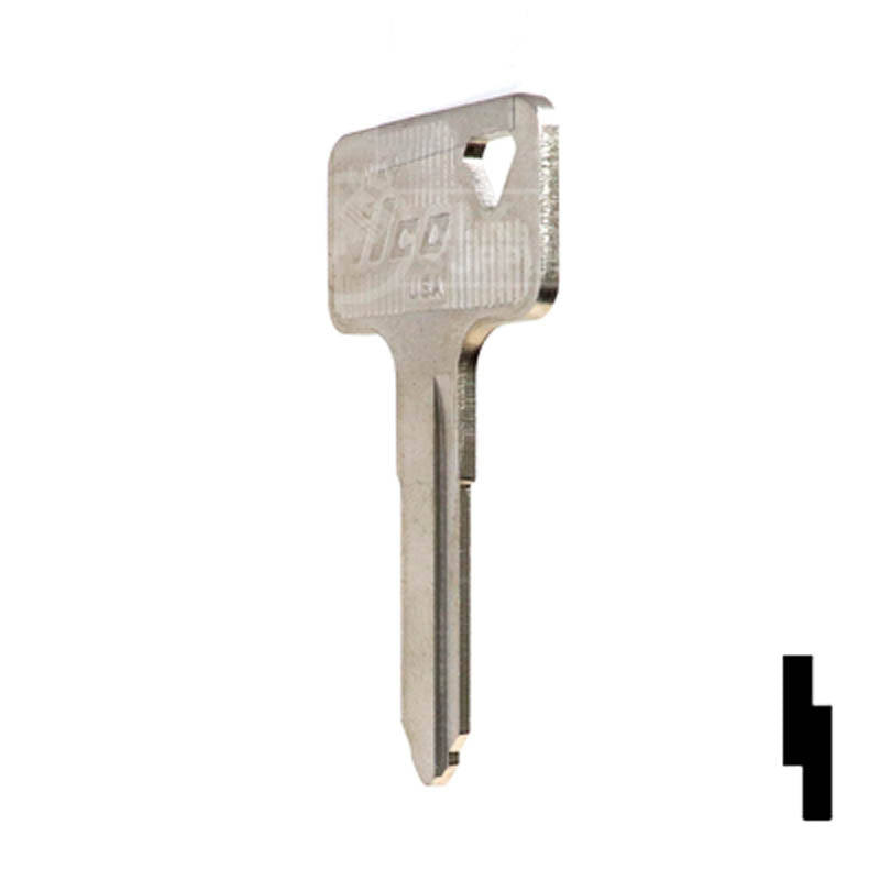 Uncut Key Blank | Cagiva | KW14 Power Sport Key Ilco