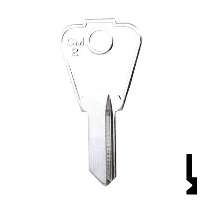 Uncut Key Blank | Cema | CM2 Power Sport Key Ilco