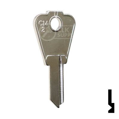 Uncut Key Blank | Cema | CM2 Power Sport Key Ilco