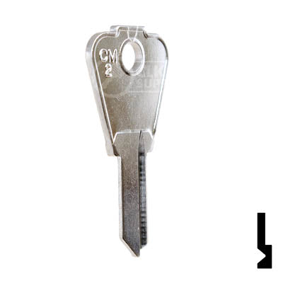 Uncut Key Blank | Cema | CM2 Power Sport Key Ilco