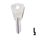 Uncut Key Blank | Cema | CM2 Power Sport Key Ilco