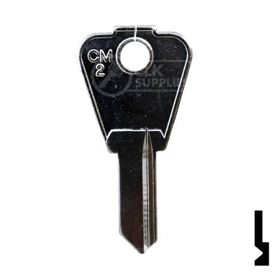 Uncut Key Blank | Cema | CM2 Power Sport Key Ilco