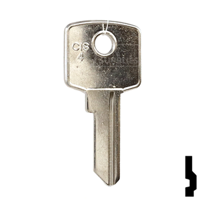 Uncut Key Blank | Cisma | CIS4 Power Sport Key Ilco