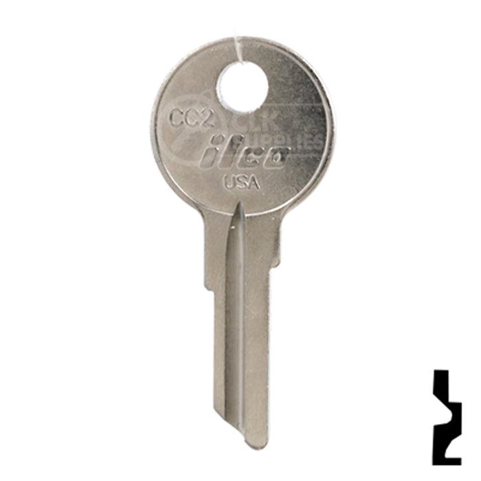 Uncut Key Blank | Club Car | CC2 Power Sport Key Ilco