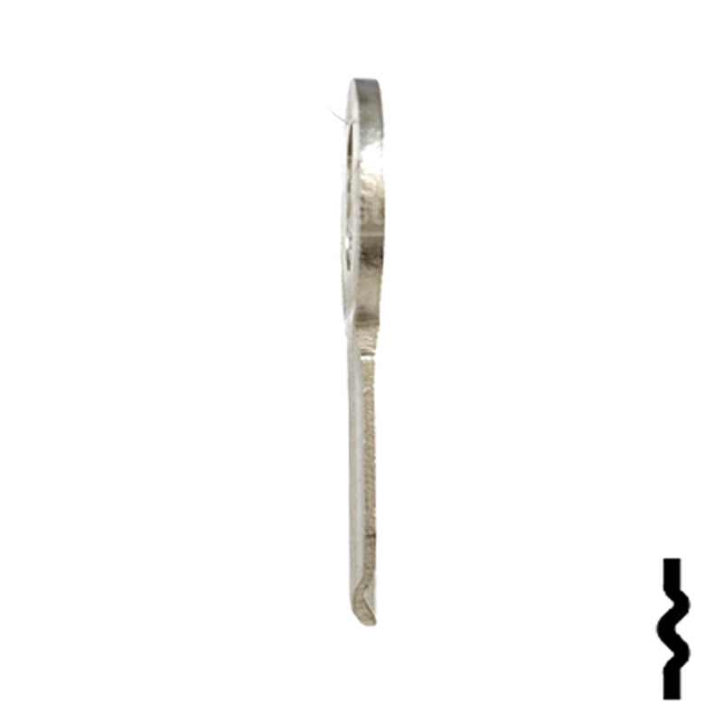 Uncut Key Blank | Clum, Mariner Boat | 1040B Power Sport Key Ilco