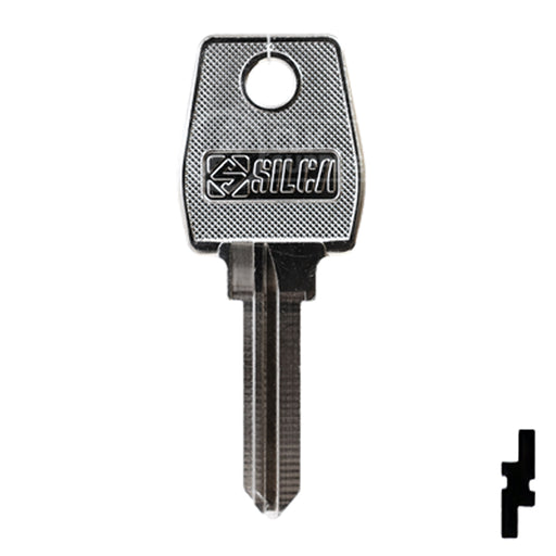 Uncut Key Blank | Euro | EU1R Power Sport Key Ilco