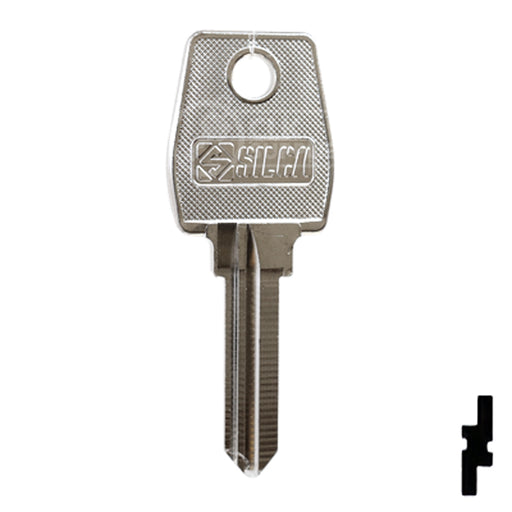 Uncut Key Blank | Euro | EU1R Power Sport Key Ilco