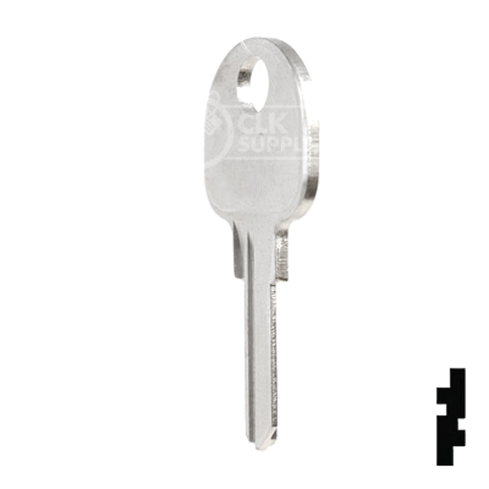 Uncut  Key Blank | Hafele | 1670 Power Sport Key Ilco