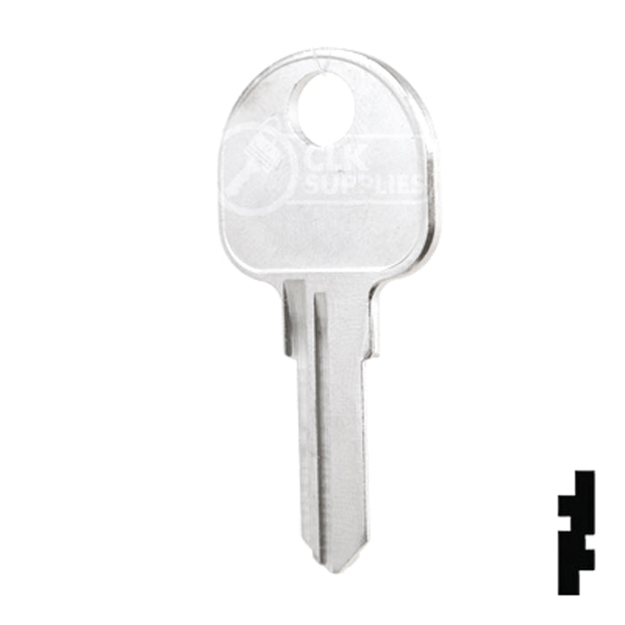 Uncut  Key Blank | Hafele | 1670 Power Sport Key Ilco