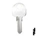 Uncut  Key Blank | Hafele | 1670 Power Sport Key Ilco