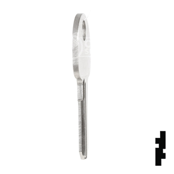 Uncut  Key Blank | Hafele | 1670 Power Sport Key Ilco