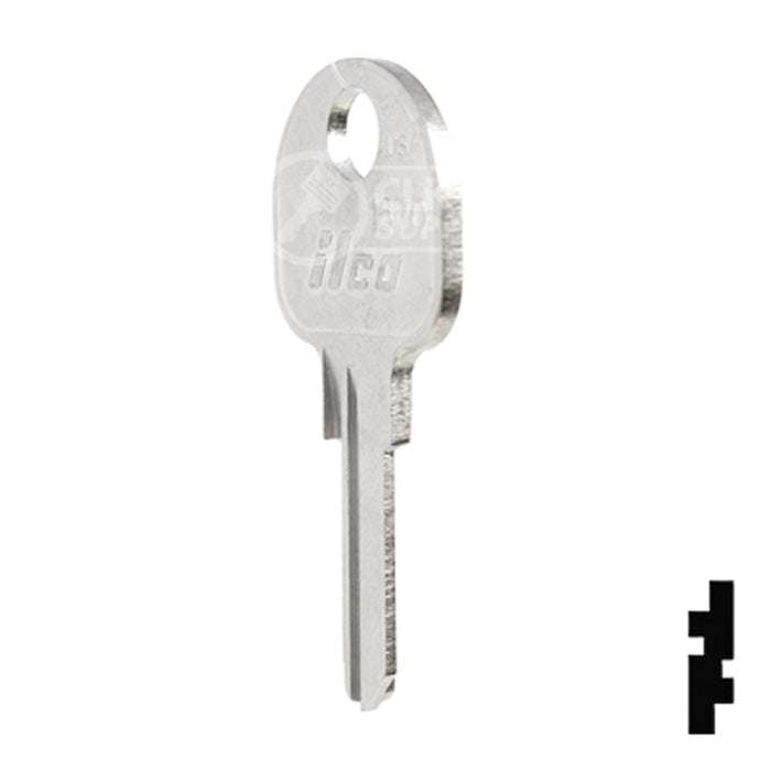 Uncut  Key Blank | Hafele | 1670 Power Sport Key Ilco