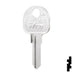 Uncut  Key Blank | Hafele | 1670 Power Sport Key Ilco