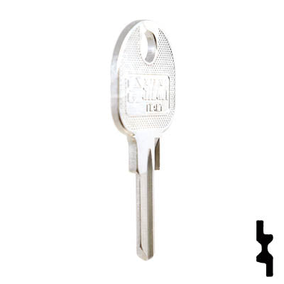 Uncut Key Blank | Hafele | HF74 Power Sport Key Ilco