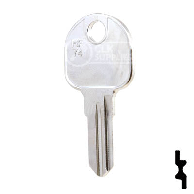 Uncut Key Blank | Hafele | HF74 Power Sport Key Ilco