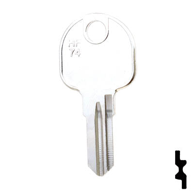 Uncut Key Blank | Hafele | HF74 Power Sport Key Ilco