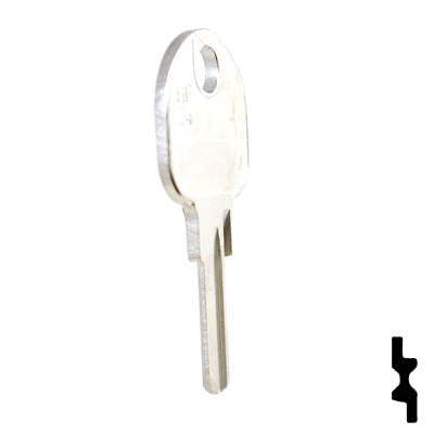 Uncut Key Blank | Hafele | HF74 Power Sport Key Ilco