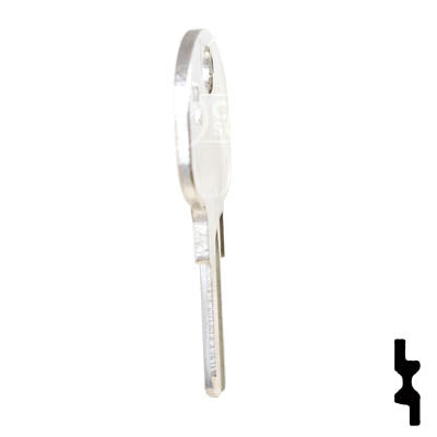 Uncut Key Blank | Hafele | HF74 Power Sport Key Ilco