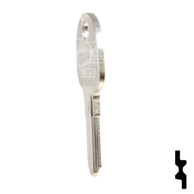 Uncut Key Blank | Hafele | HF74 Power Sport Key Ilco