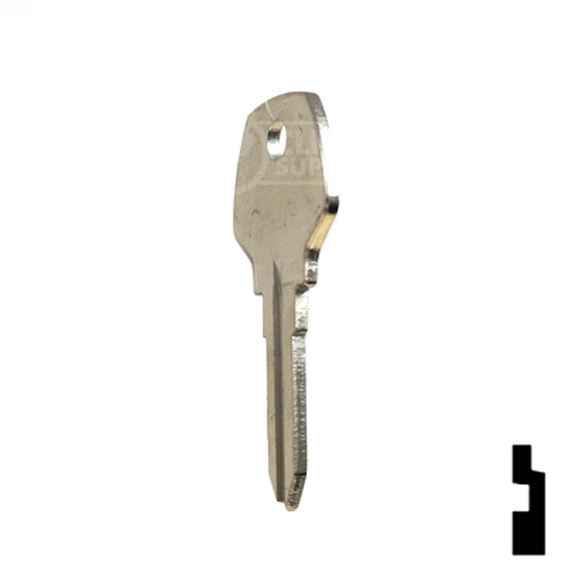 Uncut Key Blank | Harley Davidson | X125 Power Sport Key Ilco