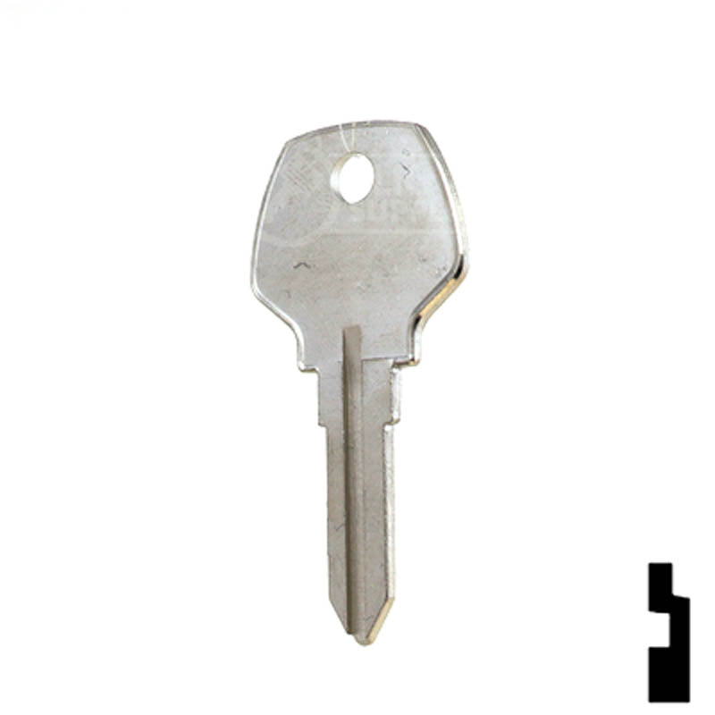 Uncut Key Blank | Harley Davidson | X125 Power Sport Key Ilco